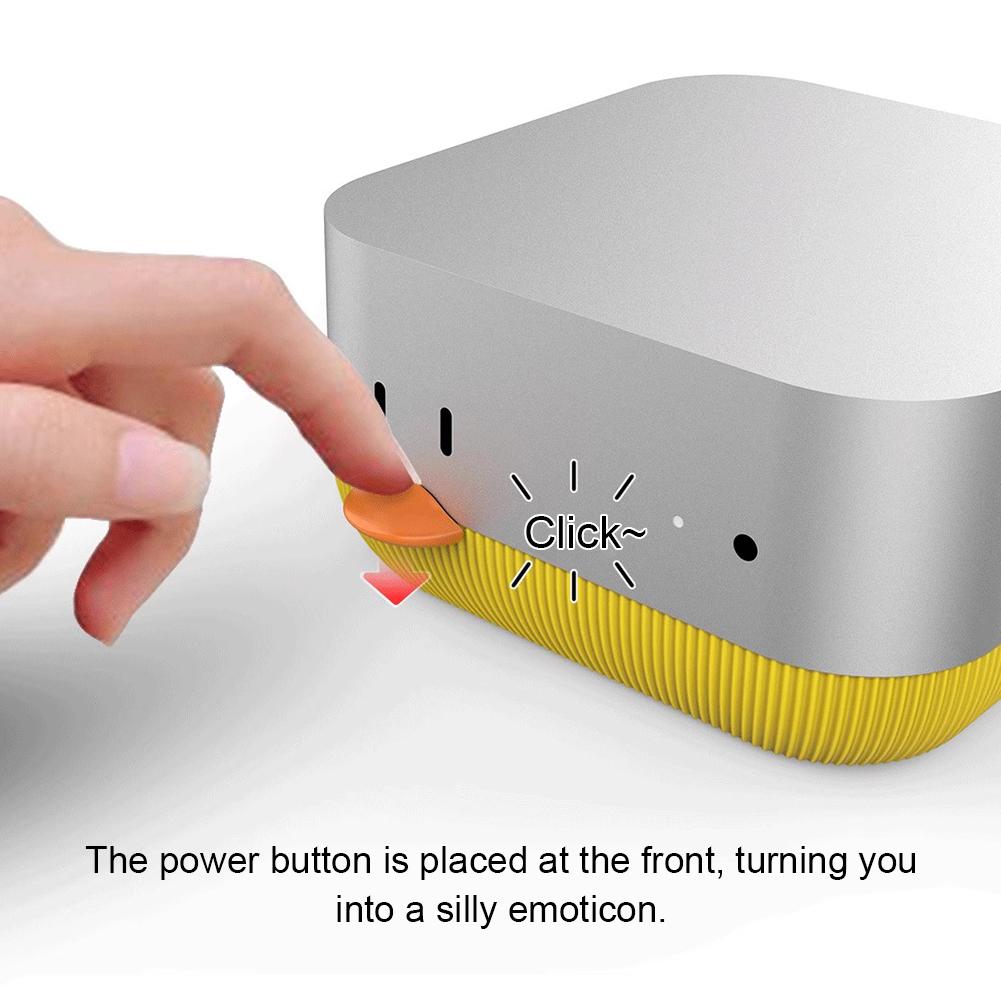 3D-печатная подставка для Mac Mini M4 с кнопкой питания в виде эмодзи, креативная охлаждающая база, улучшенный дизайн воздушного потока, милый колпачок для клавиши с выражением
