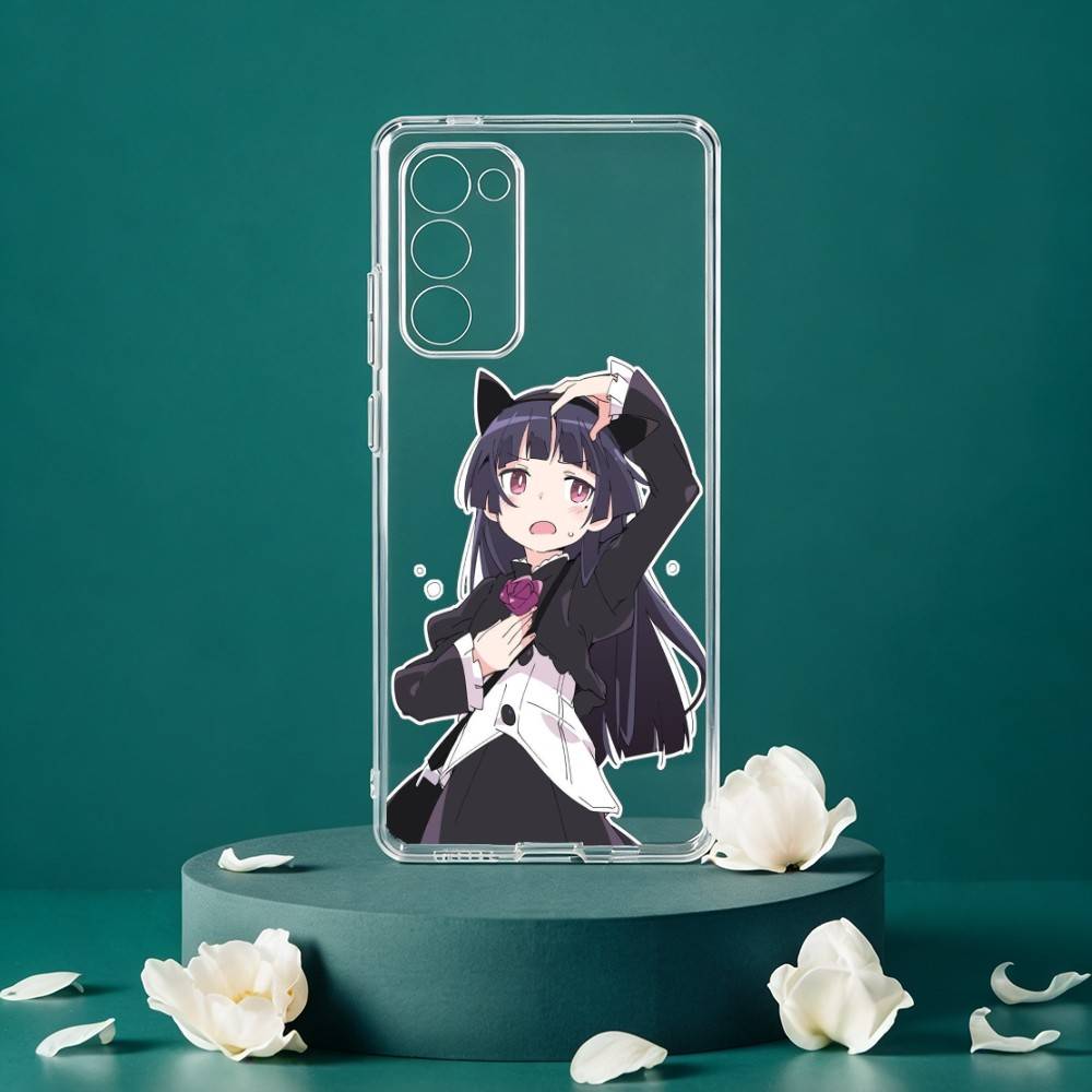 O-Oreimo-MO A-Anime Phone Case For Samsung Galaxy S24 S25 S23 S22 S21 Plus S24 S25 Transparent Cover Case