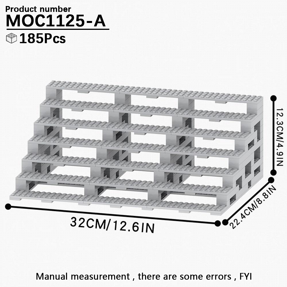 Подставка MOC для фигурок из фильмов, аниме, военных action figures, подставки для демонстрации, совместимые с блоками-коробками 75257 05007 75105, Игрушки-кубики High-Speed Championed, Наборы