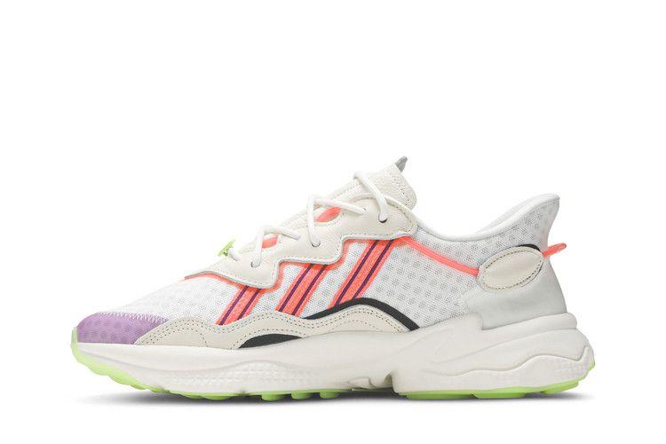 Men's Sneakers adidas Ozweego Chaos Off White/Signal Green/Glory Purple