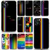 Чехол-ракушка LGBT Радужная Любовь для iPhone 16 15 11 12 13 14 Pro Max для iPhone 16 Plus Мягкий Прозрачный Чехол Fundas