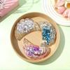 3Pcs Glitter Transparent Dumpling Fidget Toys With Steamer Portable Stress Relief Toy for Kids Adult Office Home