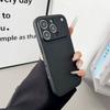 Оригинальный матовый чехол для телефона из ПУ-кожи для iPhone 17 Air 16 15 14 13 Pro Max, нескользящий, ударопрочный, мягкий, оранжевый бампер