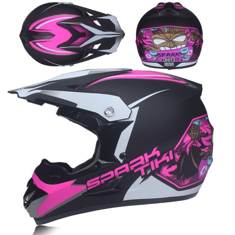 Full Face Motorcycle Helmet Off-Road Dirt Bike ATV Trail Riding Adult Unisex ABS Safety Gear S M L XL