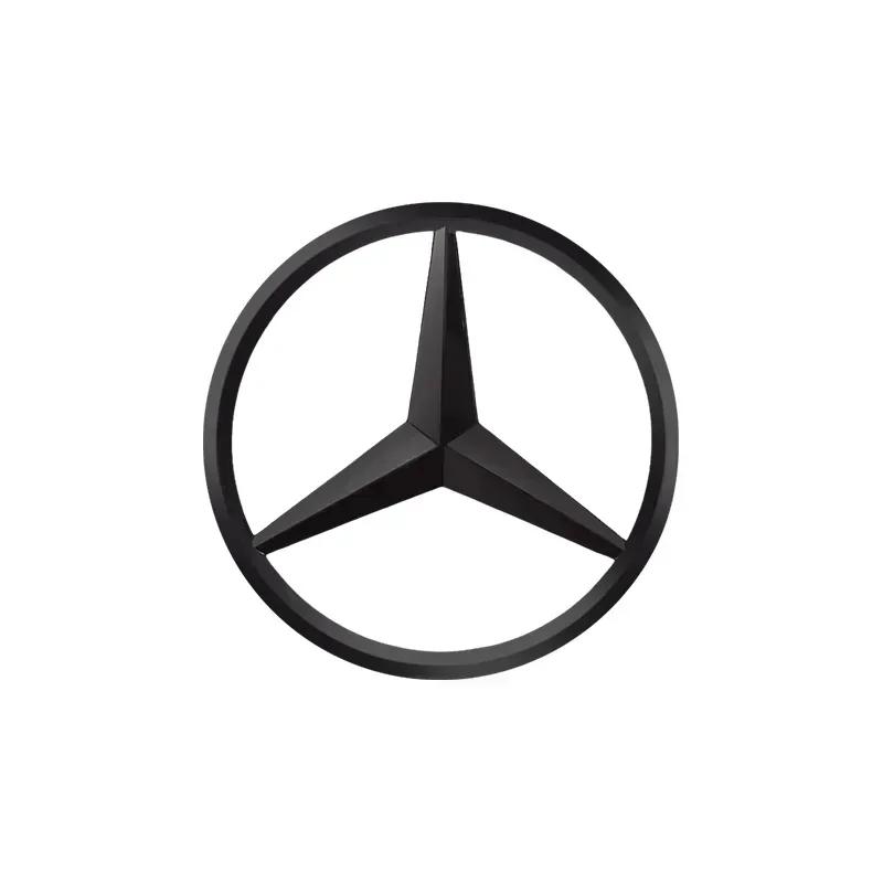 C200 E200 Новые 2025 Для Mercedes Benz 90 мм ABS Звезда на крышку багажника Наклейки Значок для Mercedes Benz W204 W205