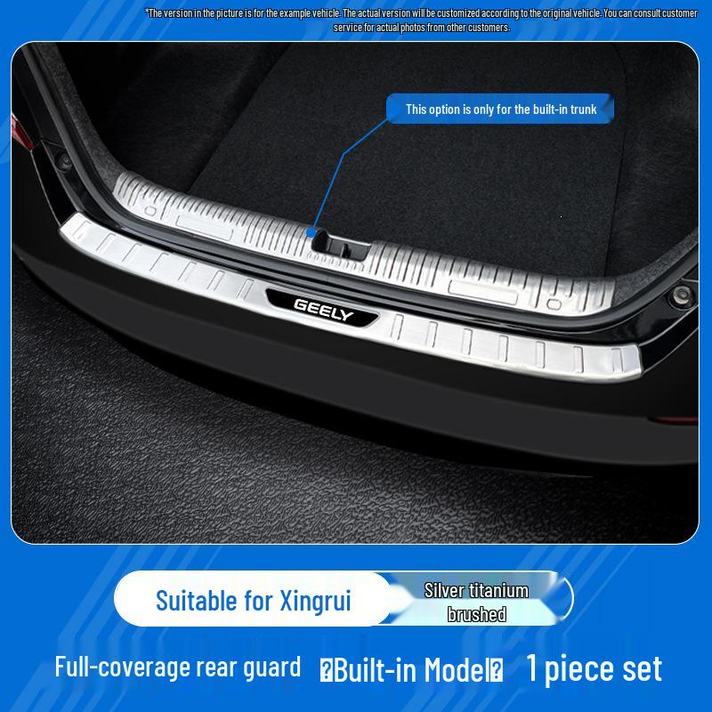 Накладки на пороги с подсветкой из нержавеющей стали для моделей Geely Xingrui L