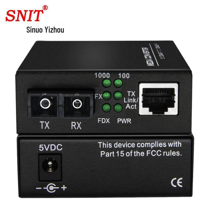 SNIT Telecom-Grade Fiber Optic Converters & Racks
