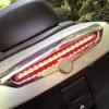 For BMW R1200RT R1250RT K1600GT K1600GTL Motorcycle Accessories Exclusive LED Brake Light Top Case Cover 49L Black Chrome