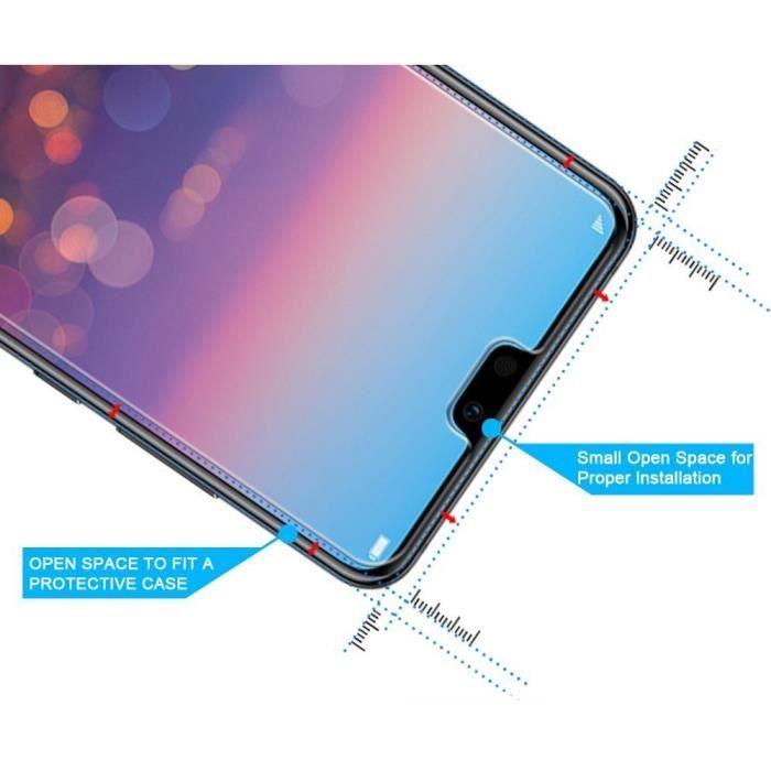 Чехол HUAWEI P20 - Прозрачный силикон + Закаленное стекло Защитная пленка для экрана [Phonillico®]