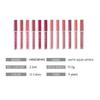 Women New Style Makeup 12 Color Matte Lip Glaze Set Matte Waterproof Non-stick Cup Air Velvet Lip Gloss Lipstick Blush