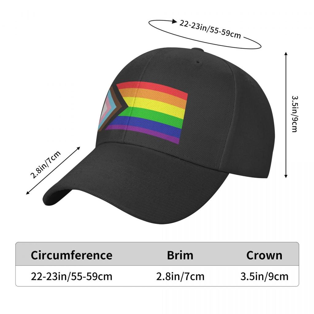 Кепка с флагом Progress Pride, бейсбольная кепка, военные тактические кепки, шляпа от солнца для косплея, женская унисекс