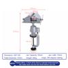 Universal Table Vise with 360 Degrees Swiveling Head Clamp for Crafting Painting Sculpting Electronics Soldering 3 Inch