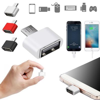 OTG конвертер Micro USB «папа» на USB 2.0 «мама» адаптер для телефона Android