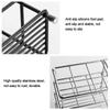 Rustproof Space Saving Kitchen Organizer Stand Vanity Countertops Toothbrush Holder Storage Rack