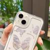 Кристально чистый чехол с бабочкой для iPhone 13 11 14 Pro Max 12 XS Max X XR 7 8 Plus SE 2022 2020, роскошные противоударные мягкие чехлы