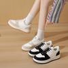 College Style Color Matching Little White Shoes Women's New Versatile Platform Casual Single Shoes Student Street Shooting Board Shoes