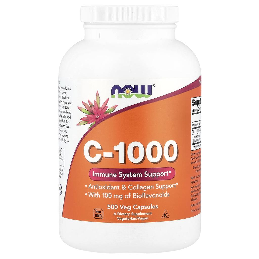Now Foods C-1000, 500 вегетарианских капсул