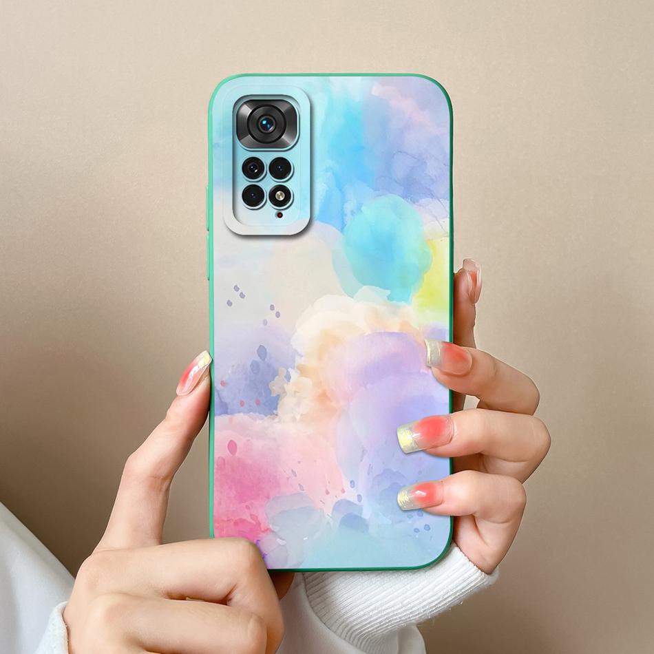 For Xiaomi Redmi Note 11 Pro Plus Phone Case Vibrant Fun Bumper Upgrade Lens Protection Soft Liquid Silicone Housing Couqe Capa