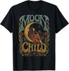 Moon Child Celestial Boho Vintage Hippie Psychedelic Moon T-Shirt