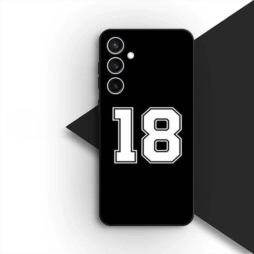 Чехол для телефона для Xiaomi Redmi Note 14 13 Pro Plus ProPlus 14C 13c Pro+ 5G Чехол Номер Футбол Баскетбол Спорт № 24 5 10 23