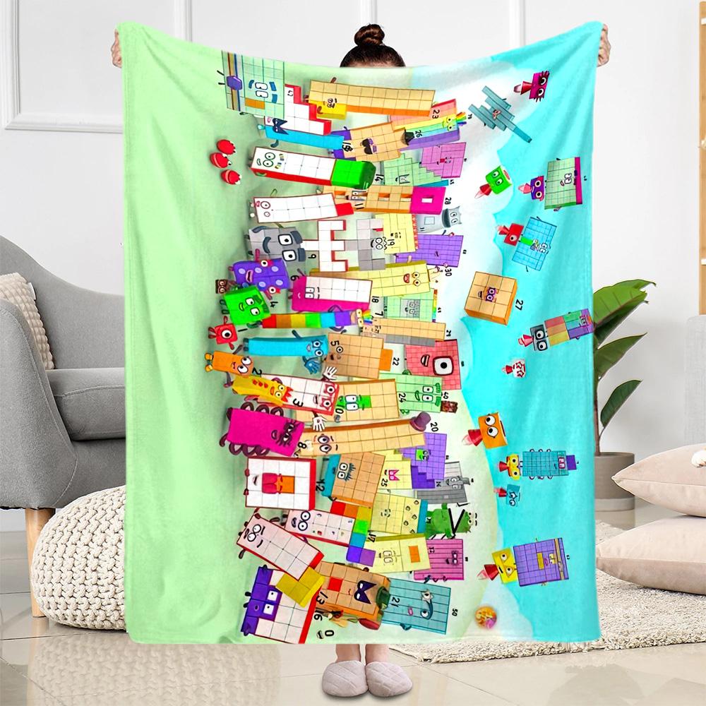 Numberblocks Blanket Ultra-Soft Suitable for Bed Office Chair for All Occasions Playful Design Unique Gift for Family and Friends Camping