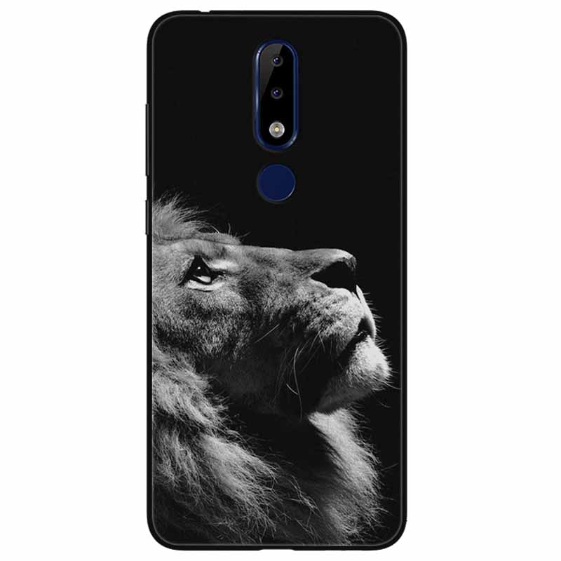 Для Nokia 5.1 Plus Чехол Мягкий Силикон Мультфильм Модный ТПУ Чехлы для Телефона для Nokia X5 Обложка 5.1Плюс Милый для NokiaX5 Защитный