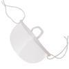 Transparent Smile Face Shield for Food Service (50-Pack)