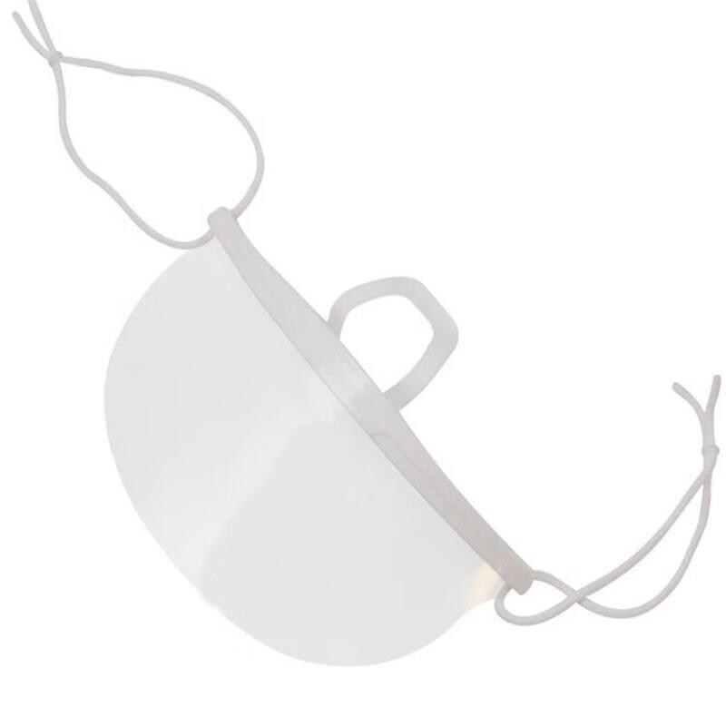 Transparent Smile Face Shield for Food Service (50-Pack)