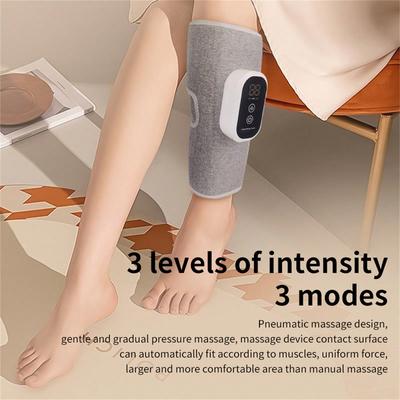 Массажер для ног с подогревом, воздушная компрессия, массаж стоп, циркуляция икр, расслабление мышц
