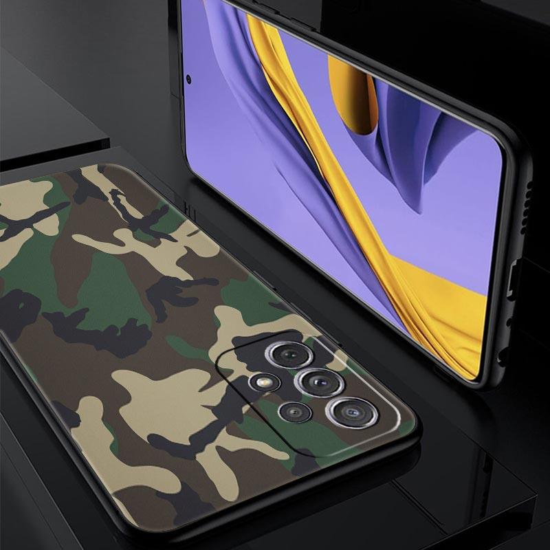 Чехол Camo Military Army для Samsung A51 A71 A21S A12 A15 A25 A31 A41 A52 A32 A23 A33 A53 A73 A03S A05S A13 5G Cover