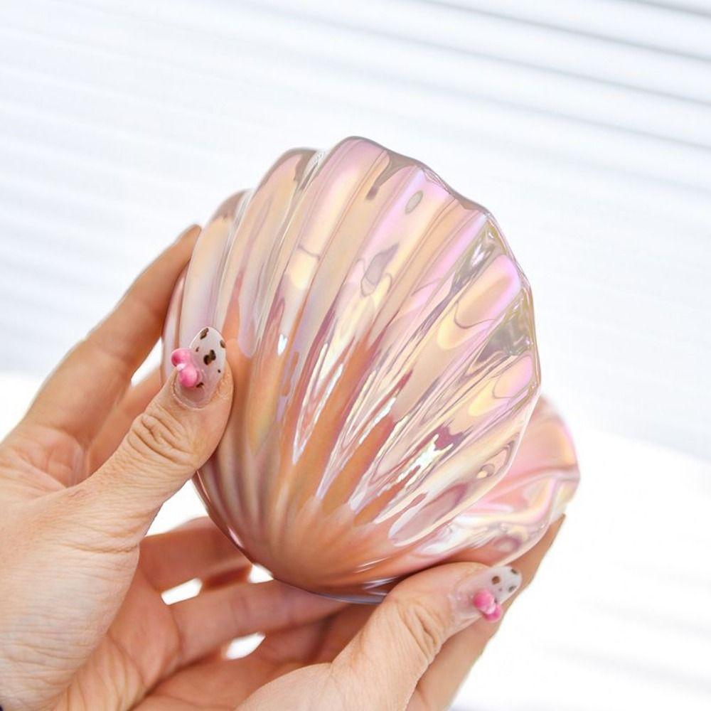 Пластина для хранения ювелирных изделий ручной работы Ins Поднос для демонстрации серег Креативная тарелка для ювелирных изделий в виде ракушки Дом