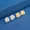 High-Grade Four-Leaf Clover Earrings Luxury Simple Ultra-Flash Temperament Hundred With Earrings Ladies Earrings