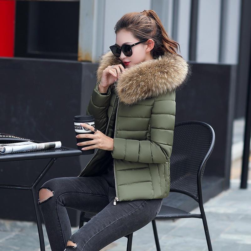 Premium Quality Winter Cotton Hooded Women Jacket Casual Slim Warm Padded Coat