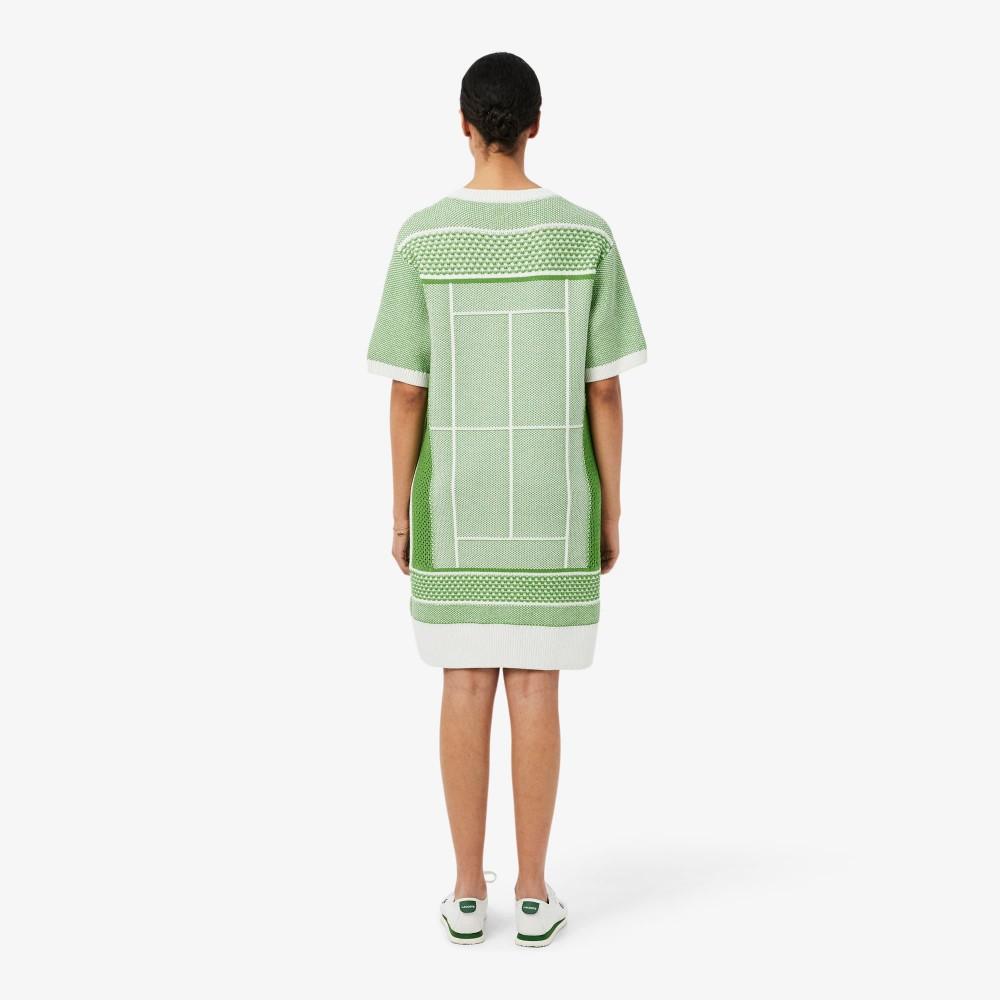 [lacoste] Women's Jacquard Graphic Dress EF9888-56G4IN