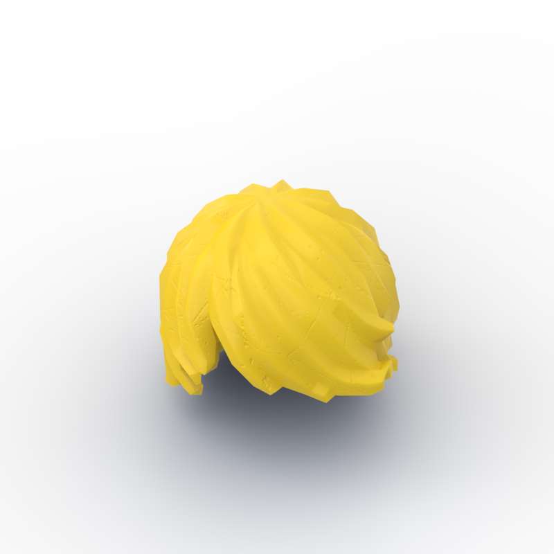 Non-Toxic Moc 10Pcs Mini Wig 87991 Building Blocks Set Bricks No.6 Children Short Hair 18226 Part Compatible Particle Diy Toy For Children Gift