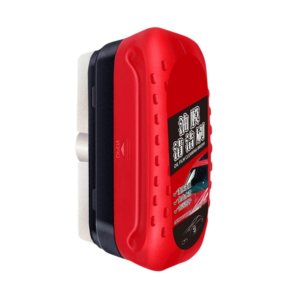 Car Glass Oil Film Cleaner - Car Windshield Oil Film Cleaner, Car Oil Film Cleaning Brush, Glass Oil Film Remover 120ml