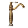 Керамический синий и белый смеситель для раковины
