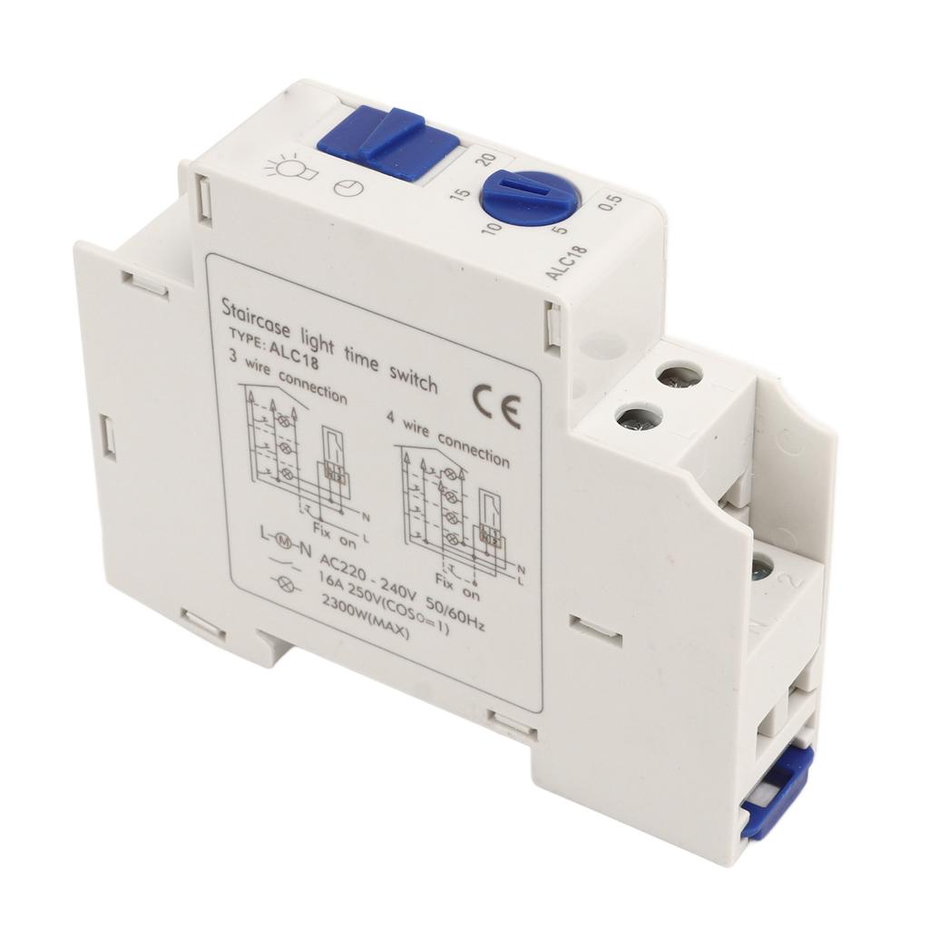 Timer Switch Circuit Breaker 0.5‑20min Timing Controller 220‑240V AC for Light Appliances