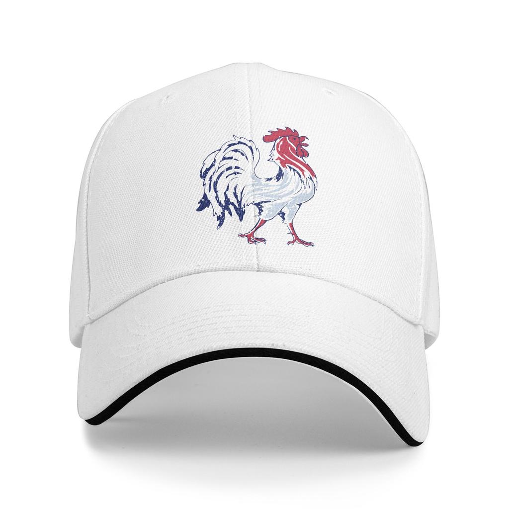 Spring French Rooster France Flag Baseball Cap Kpop Rock Trendy Print Sun Trucker Hat FeUnisex Unisex SunProof Baseball Caps