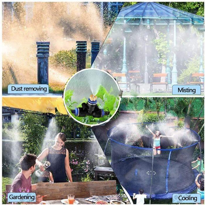 Outdoor Mister - VINSIC - 20M Misting System - Garden Patio Cooling - 20 Brass Nozzles