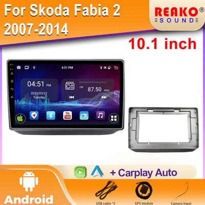 Для Skoda Fabia 2 2007-2014 Автомобильный Радиоприемник Android Мультимедиа Видео Плеер GPS Навигация Carplay Сенсорный Экран Авто Видео Стерео Wifi