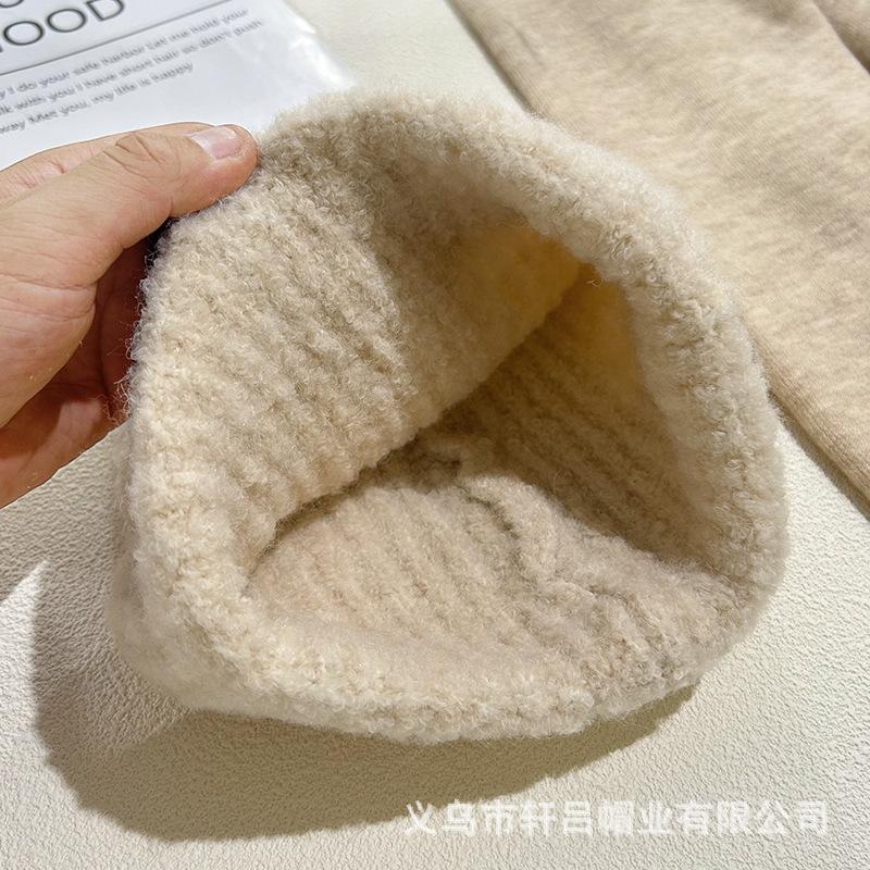 Versatile fashion embroidered bow knitted hat autumn and winter new solid color versatile warm wool hat cold hat