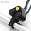 LMoDri Универсальный алюминиевый переключатель на руль мотоцикла 22 мм 12 В, кнопка включения и выключения руля, переключатель противотуманных стоп-сигналов