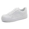 Thick Heel Laced Brand Sneakers For Men Woven White Flats Mens Athletic Shoes Sports Bascket New Zapato Athletic Model