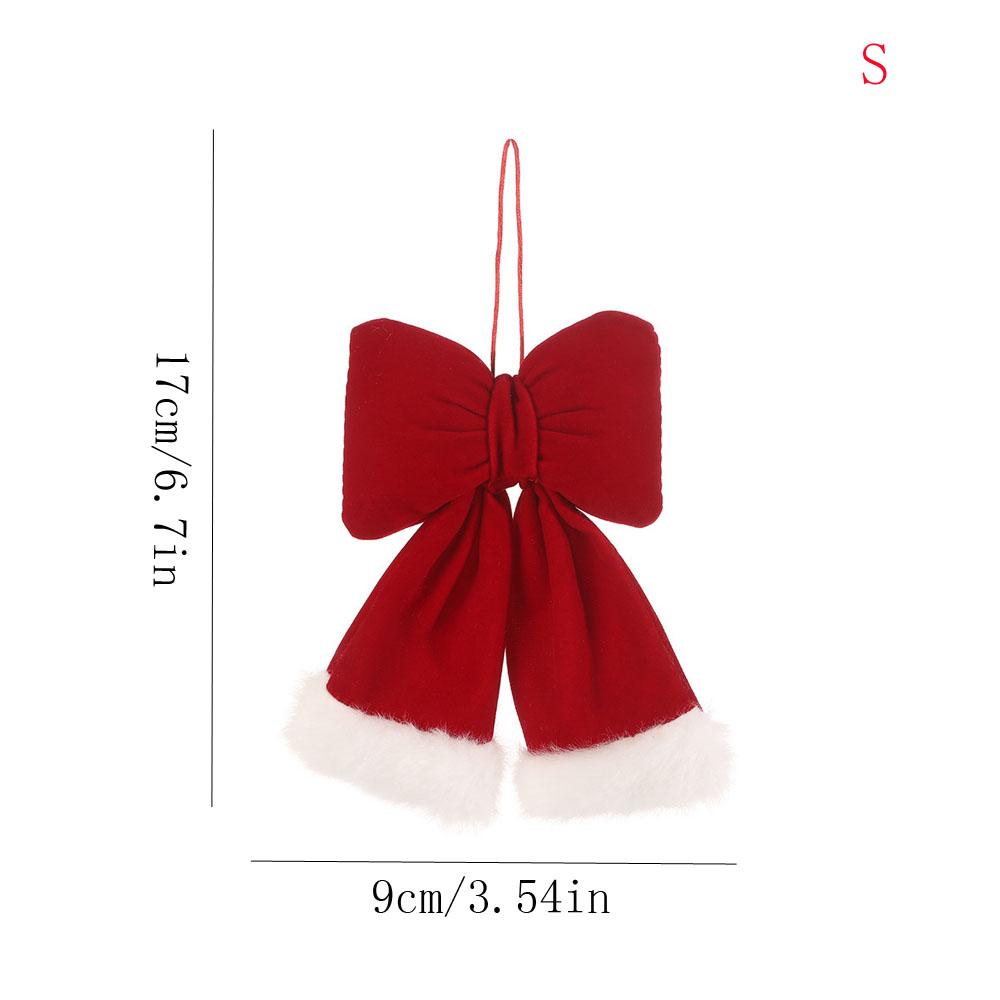 1 шт. Красные банты Рождественские украшения для елки Бархатный бант-украшение с веревкой для Рождества, дома, венка, забора, лестничного ограждения, каминного декора