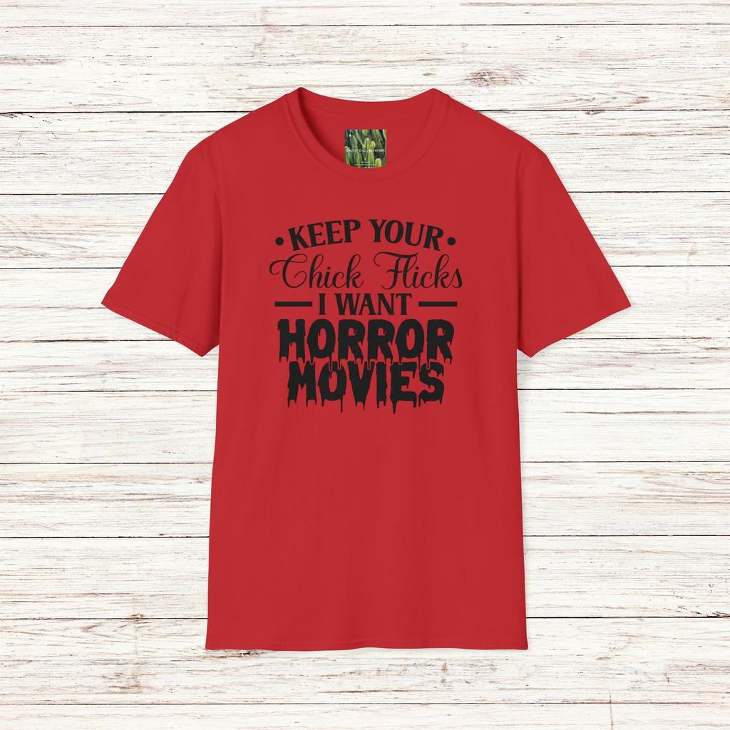 Horror Movie Fan T-Shirt: Funny Halloween Graphic Tee