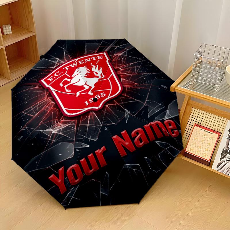 Автоматический 3-складной зонт FC Twente, 8 ребер, ветрозащитный, складной, защита от солнца и дождя, для путешествий на открытом воздухе, для ежедневного использования