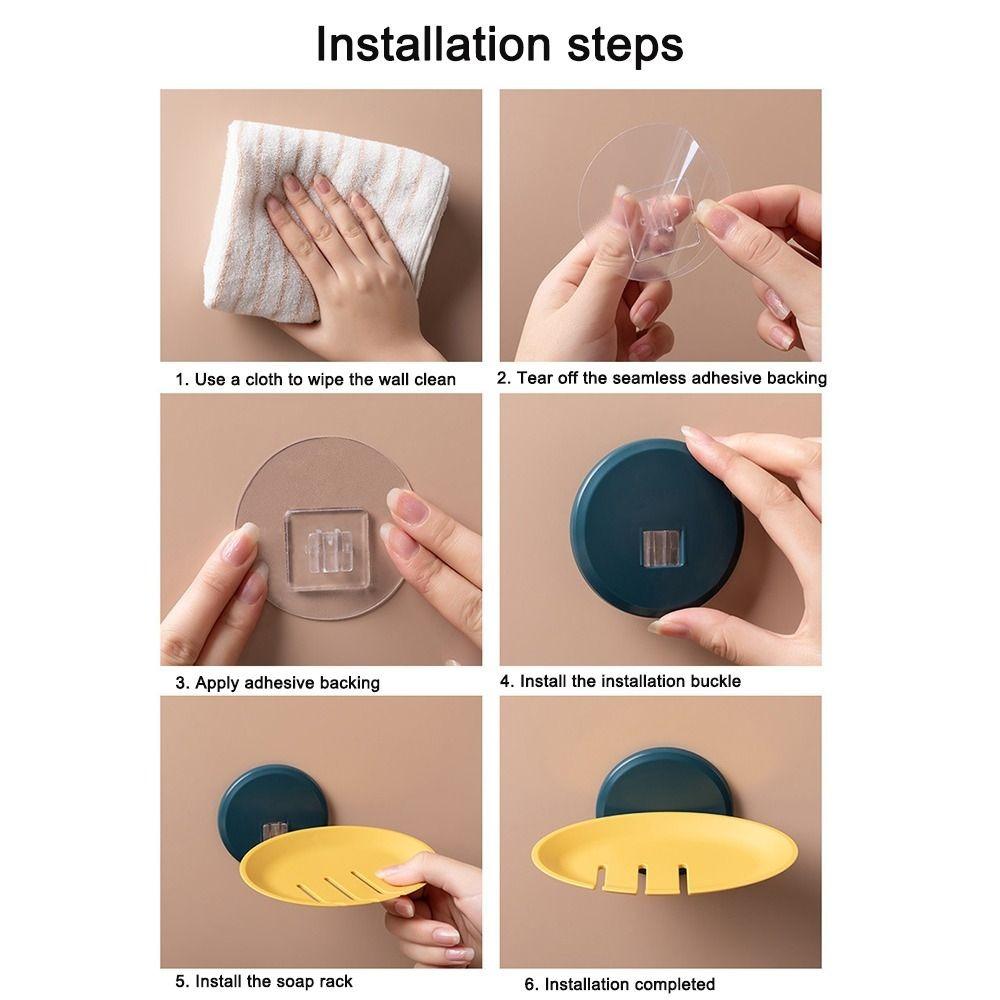 Настенная мыльница без дырокола, держатель для мыла, качественная мыльница для ванной комнаты