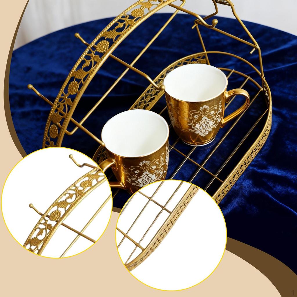 Аксессуары для подставки для бутылок Роскошный дом на 6 чашек Подарок Экономия места Кухонная столешница Железо Офис