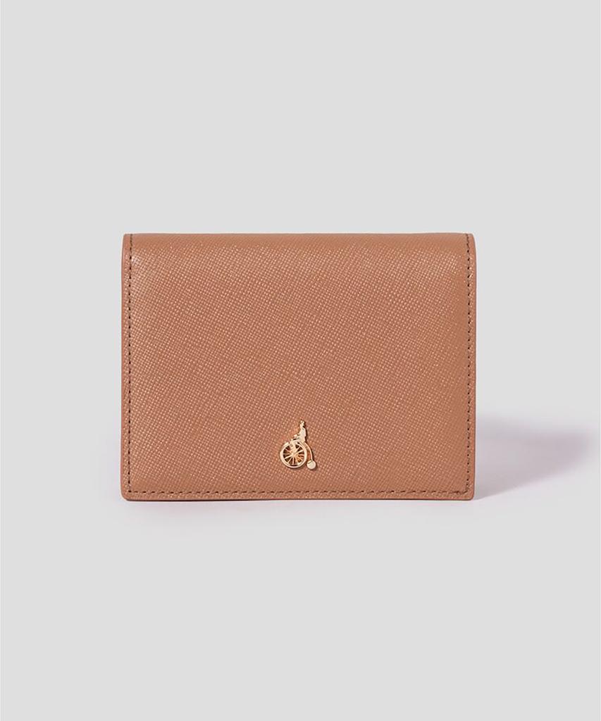 Аксессуар Beanpole Lucy Saffiano Двухстворчатый держатель для визиток - Кирпичный
